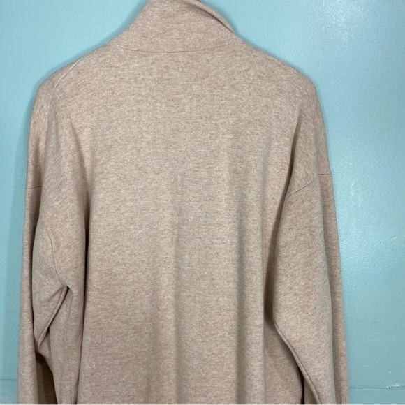 J Crew Ella Open Front Blazer Sweater Cream Long Length AD753 XXL - Picture 8 of 8